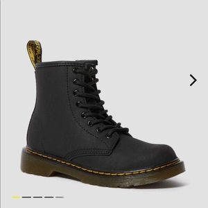 Doc Martens junior faux fur lined lace up 1460 boots